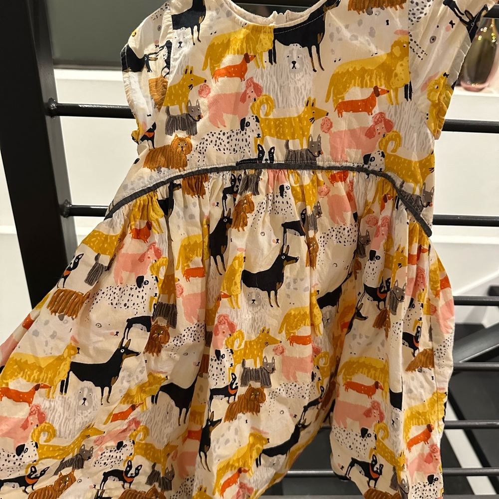 Pink Chicken Multicolor Animal Print Dress
